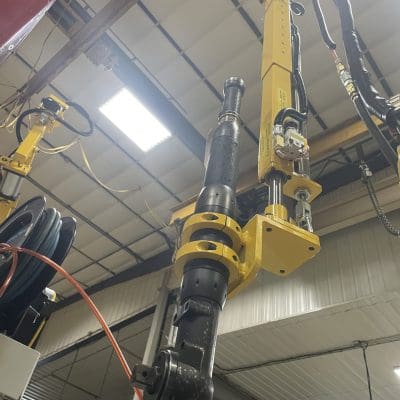 Hoist-mounted torque tube