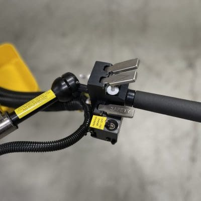 Two-handed safety switch
