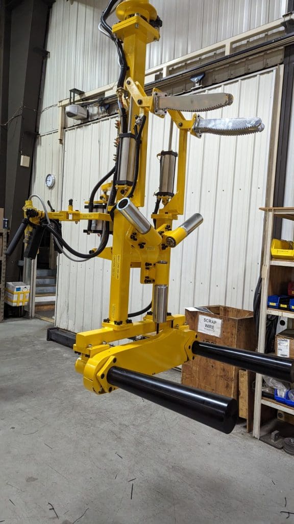 Custom tire end effector