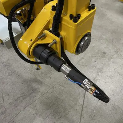 Air motor for powered part rotation