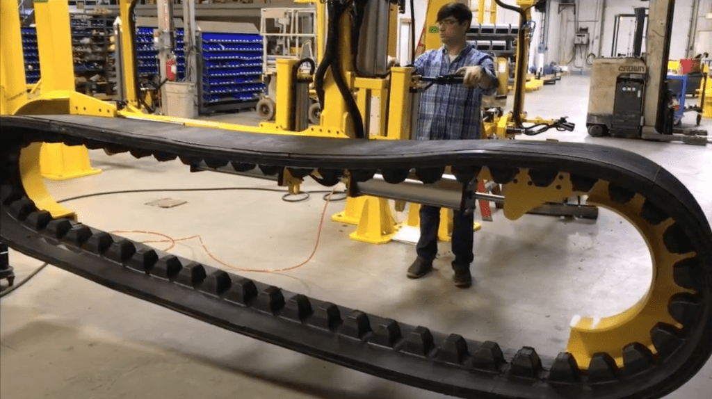 Custom lift assist track gripper