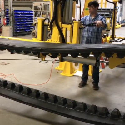 Custom lift assist track gripper