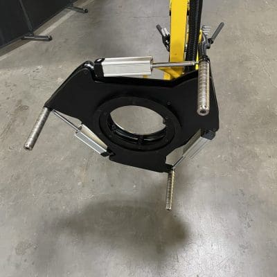 End effector pitched up