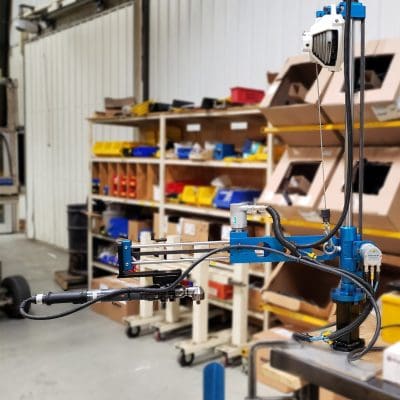 Tabletop smart torque reaction arm