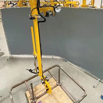Custom industrial paint frame manipulator arm