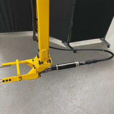 The pads capture the wheel on the assembly during the fastening process