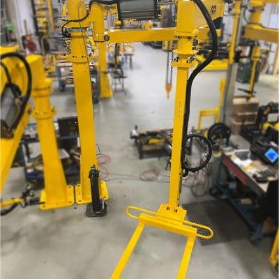 Pallet fork industrial manipulator
