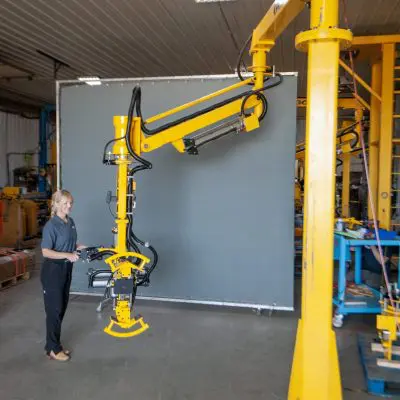 Brake assembly industrial manipulator arm