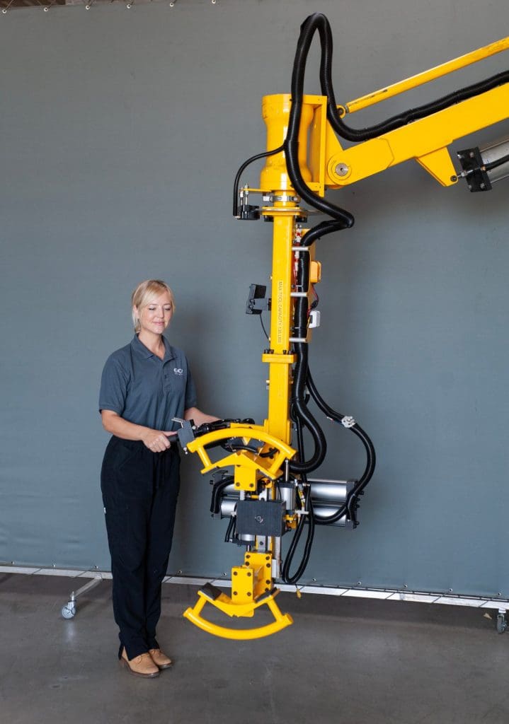 Brake assembly manipulator retool