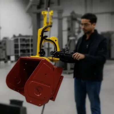 Hook-Mounted Manipulator for a Snowblower Guard