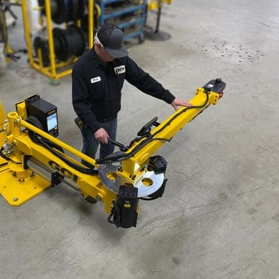 Low profile high torque reaction arm